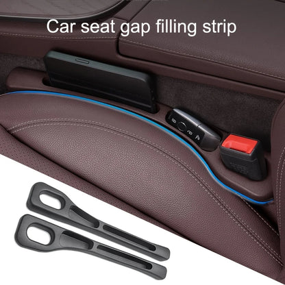 2pc Car Seat Gap Filler Organizer Pu Waterproof Car Seat Gap Plug Strip with 2 Grooves Seat Gap Storage Auto Interior Access…