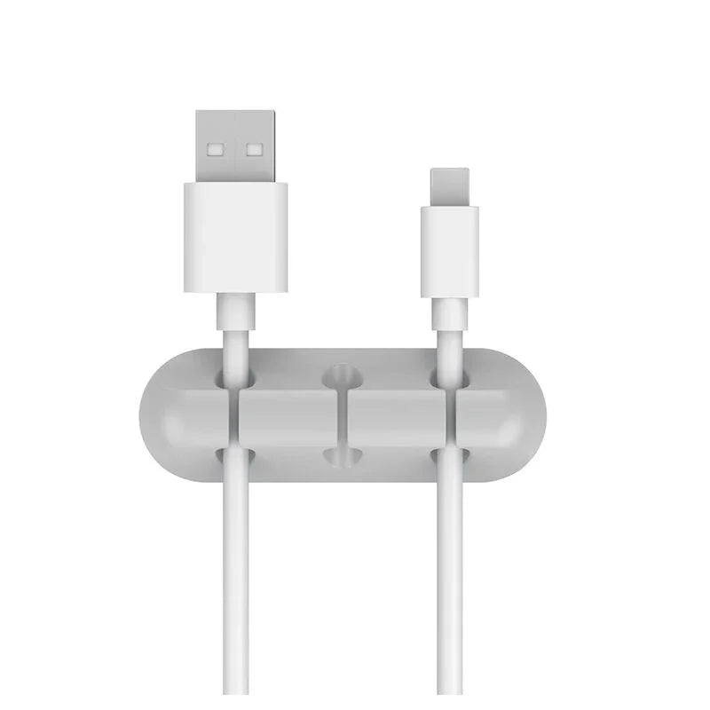 NNBILI Silicone USB Cable Organizer Cable Winder Desktop Tidy Management Clips Cable Holder for Mouse Headphone Wire Organiz…