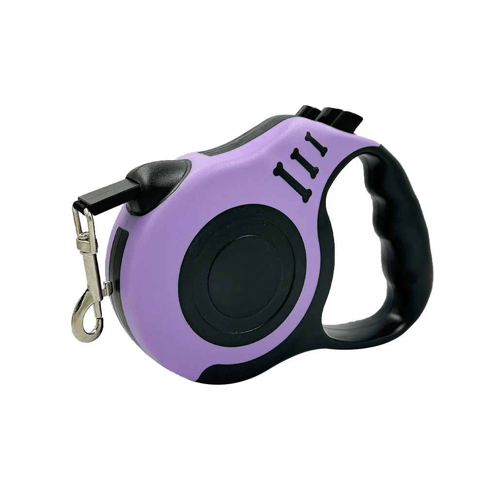 1pc/3pcs 3m 5m Dog Leash for Small Dogs Cat Automatic Retractable Nylon Lead Puppy Outdoor Travel Walking Hiking Traction Ro…