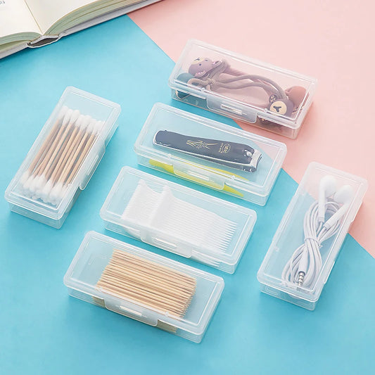 Portable Travel Medicine Box Cotton Swab Holder Case Detal Floss Jewelry Box