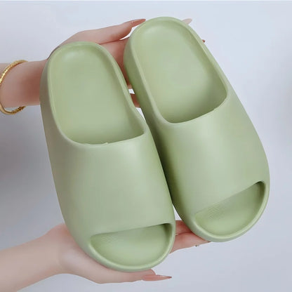 Coconut Slippers Feel like Stepping on Clouds Thick-soled Sandals Summer New Non-slip Wearing Sandals（Shoebox not included）…