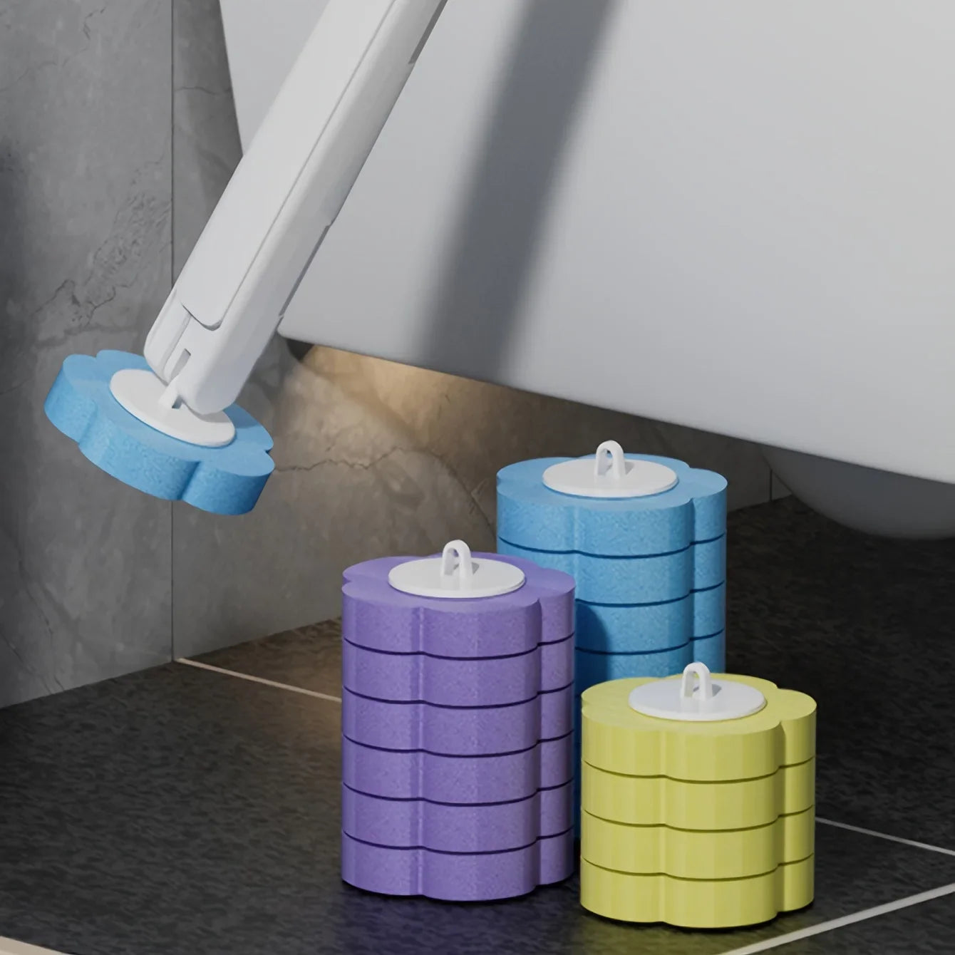 6/18/36-Pack Disposable Toilet Brush Heads - No-Corner Cleaning & Easy Replacement | Hygienic Bathroom Essentials - image 5