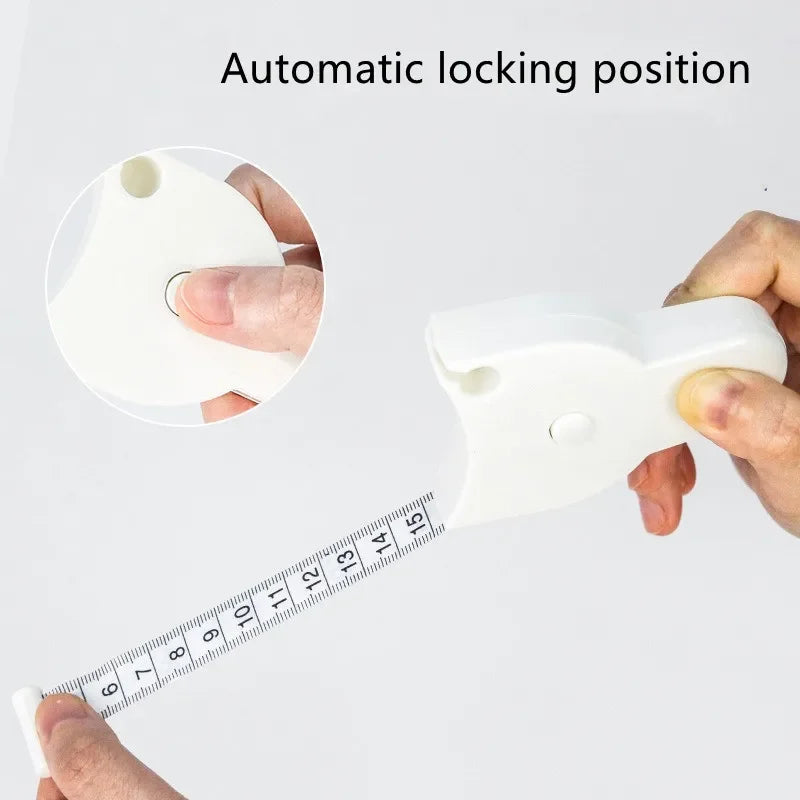 Automatic Telescopic Tape Measure Body Measuring Tape Sewing Ruler Tools Centimeter Tapes For Body Meter Measure White Tools…