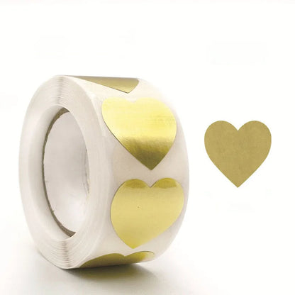 500 pcs / 1 roll ，kraft round self-adhesive label paper items classification name stickers personalized labels - image 8