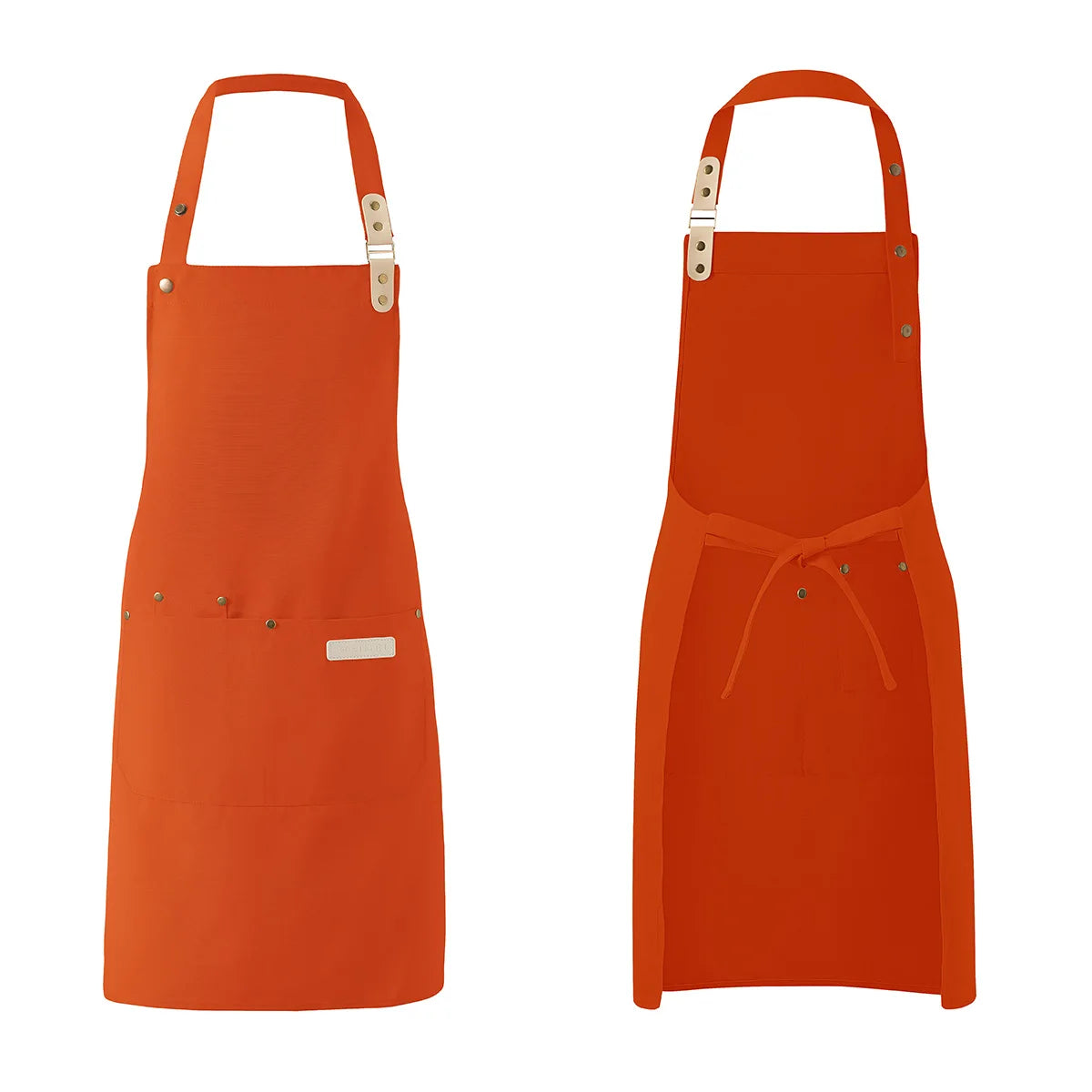 1 Piece Chef Apron Unisex Waterproof Canvas Durable for Restaurant Hotel Baking Beauty Salon Nail Art Kitchen Cooking - imag…