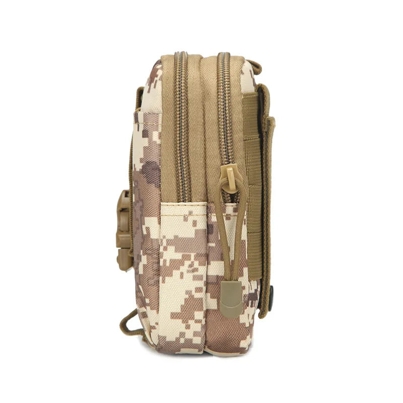 Molle Pouch Belt Waist Pack Men Small Pocket Survival Tool Bag for Running Travel Camping Hunting Airsoft - image 4