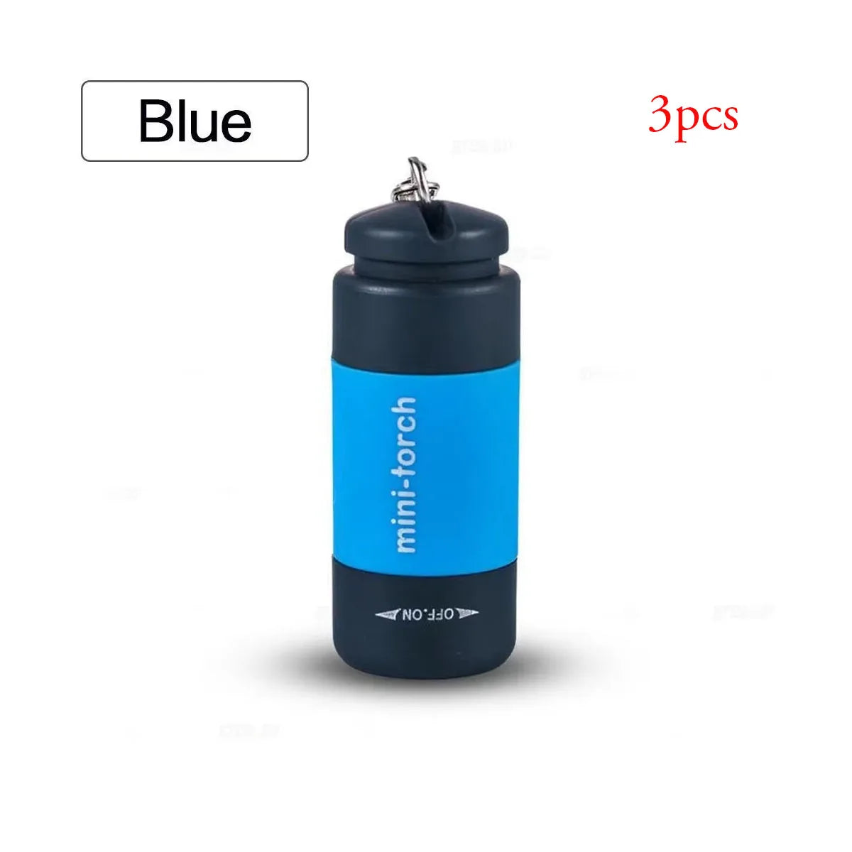 Pocket Keychain Flashlight Waterproof Outdoor Hiking Camping Mini FlashlightUSB Rechargeable LED Multifunctional Strong Ligh…
