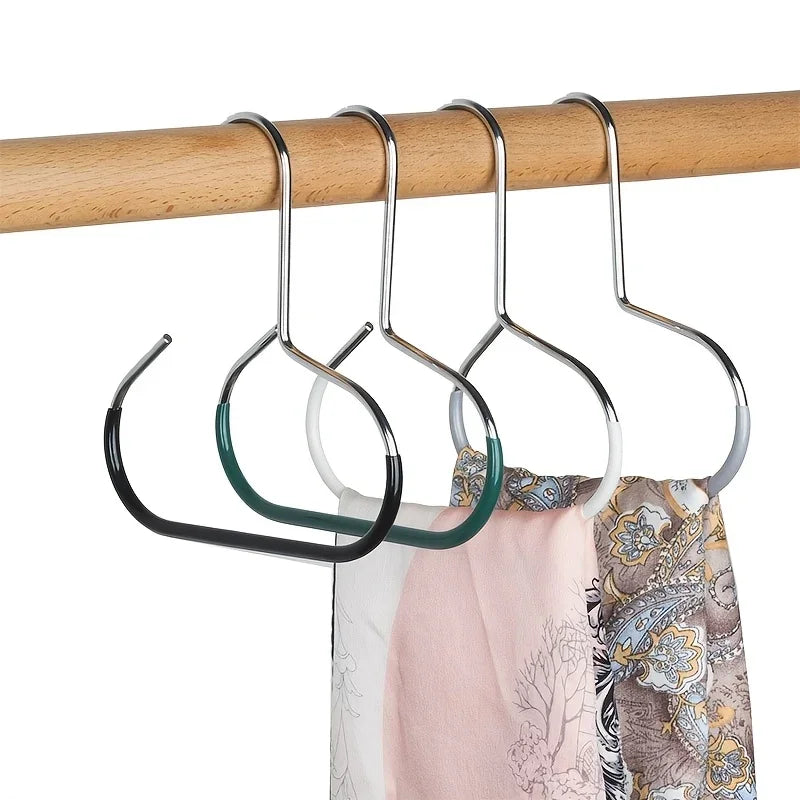 1/2/5pcsVersatile Manganese Steel Round Hook - Perfect for Hats, Ties, Scarves & Bags, Strong Load-Bearing, Non-Deformable -…