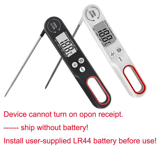 1 piece Digital Meat Thermometer Cooking Food Kitchen BBQ Long Probe Water Milk Oil Liquid Oven Baking Digital Temperature M…