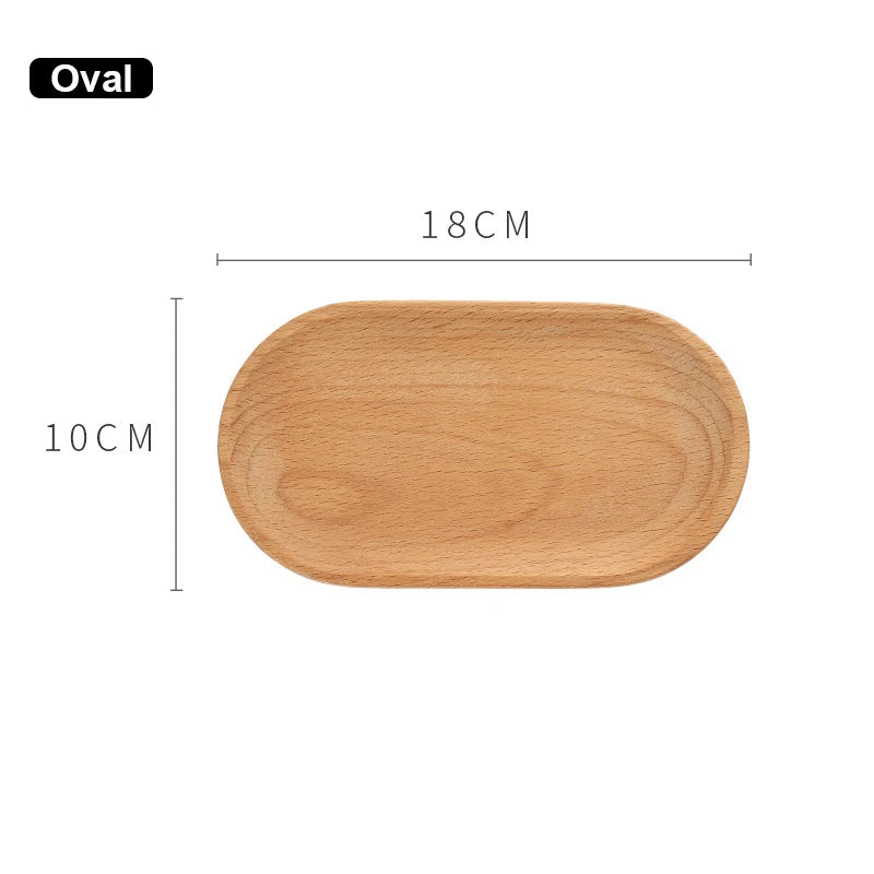 Walnut Wooden Tray Ins Wind Small Wooden Plate Japanese Rectangular Dinner Plate Cake Bread Coffee Tea Solid Wood Plate Tray…