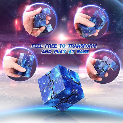 Infinity Cube Flip Adhd Toys Anxiety Toy Fingertips for Game Puzzle Antistress Magic Finger Fidget Autism Hand Gifts Childre…