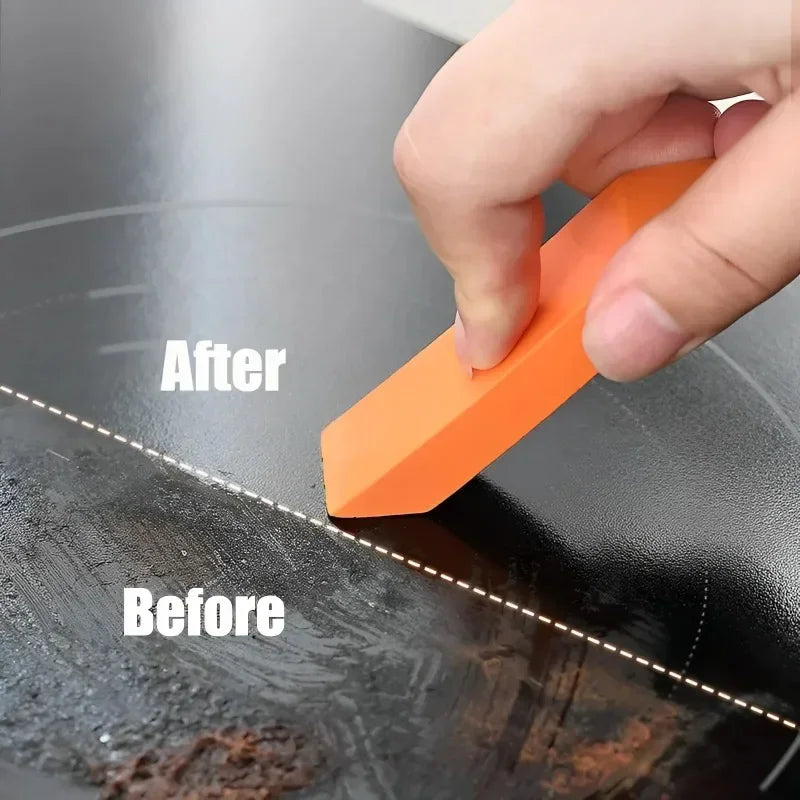 "Efficient Limescale Eraser, Stainless Steel Rust Remover for Kitchen Faucets, Cleaning Rubber for Household Scale Stain Too…