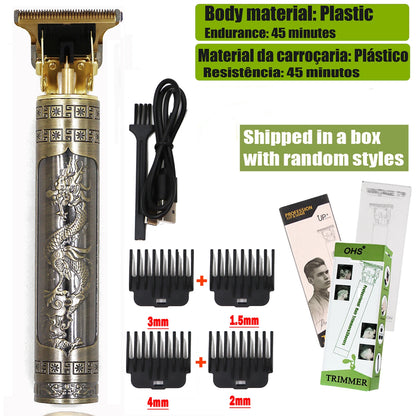 T9 Hair Clipper Repair Beard Shaving Body Hair Trimmer Clippers Electric Machine Men Haircut Machine 0mm Barber Shaver - ima…