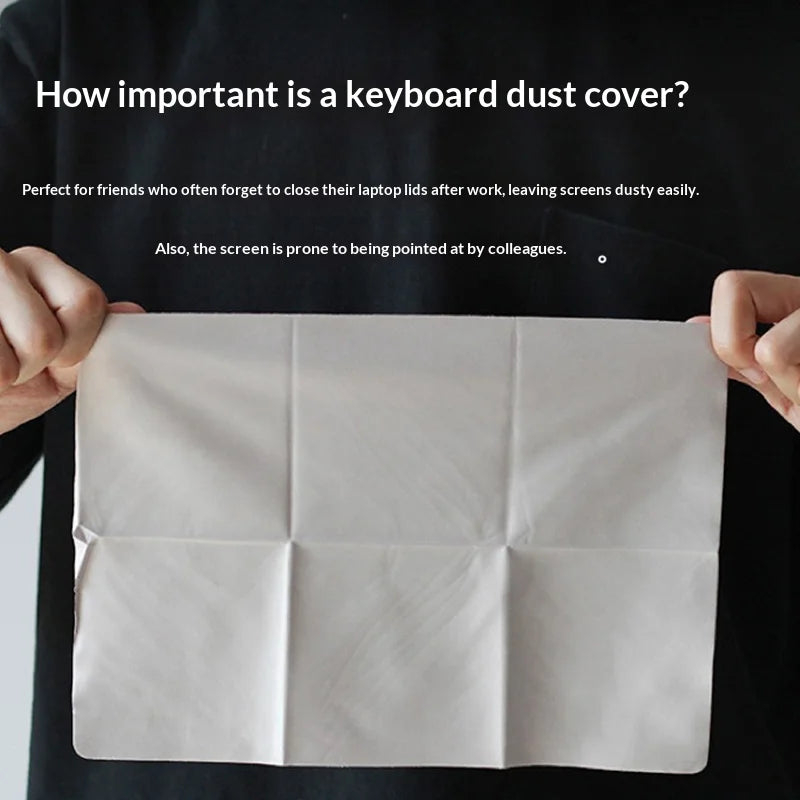 Microfiber Keyboard Dust Cover for MacBook Pro 15-16 inch Air 15 Dustproof Protective Cloth Ultra Thin Waterproof Keyboard P…