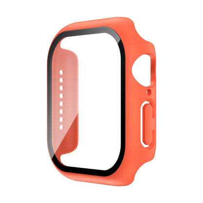 Tempered Glass+Case For Apple Watch 38mm 40mm 41mm 42mm 44mm 45mm 46mm Screen Protector Protective Cover iWatch 10 8 7 9 6 S…