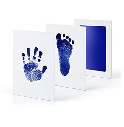 Newborn Baby DIY Hand And Footprint Kit Ink Pads Photo Frame Handprint Toddlers Souvenir Accessories Safe Clean Baby Shower…