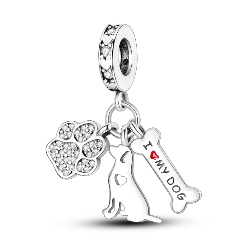 2026 Hot Sale Charms Bead 925 Sterling Silver Pink Butterfly Luminous Firefly Dangle Fit Bangle Bracelet Necklace DIY Jewelr…