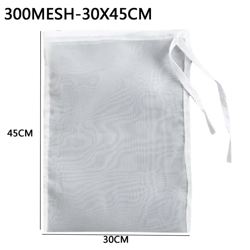 Nylon Filter Bags Vegetable Milk Strainer Sieve Drain Tea Filter Net Bag Kitchen Gadgets For Home Food Cheese Cloth Honey Si…