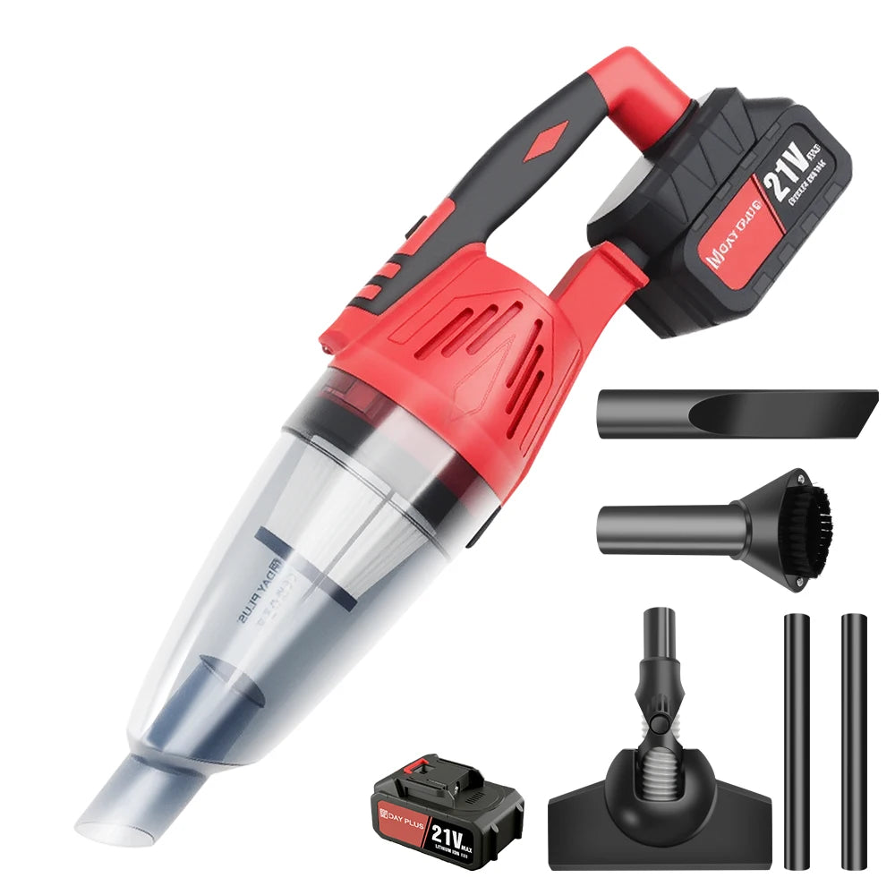 Cordless Vacuum Cleaner, 55KPA Lightweight Vacuum Cleaners for Home with Rechargeable 2200 mAh Battery, Handheld Vacuum for…