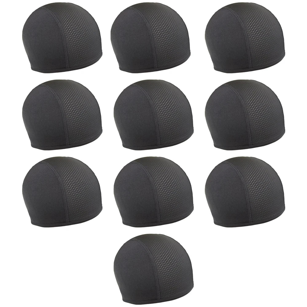 1/2pcs Motorcycle Helmet Inner Cap Hat Quick Dry Breathable Hat Racing Cap Under Helmet Beanie Cap Motocross Motor Helmet Ha…