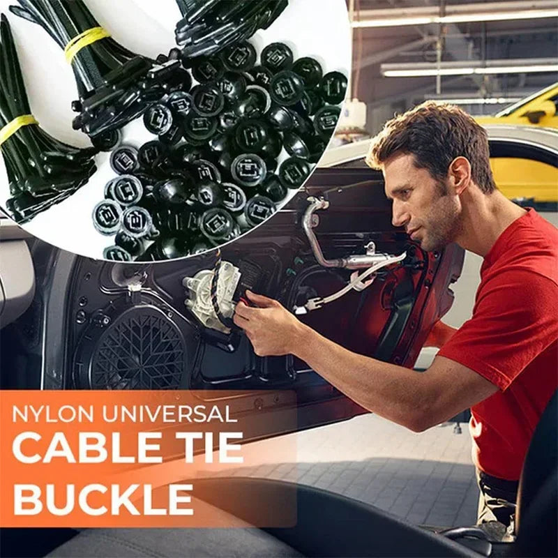 Cable tie buckle fixed through the core nail cable tie buckle mudguard fender inner lining trunk buckle - image 3