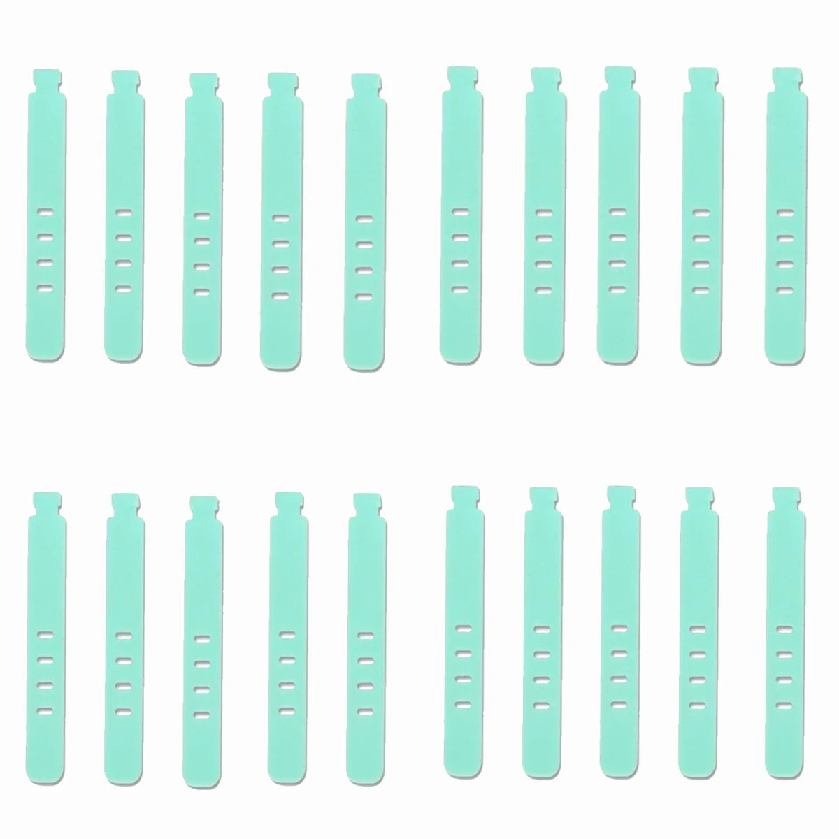 20/12/4PCS Cable Ties Cord Organizer Management Silicone Wire Holder Straps Zip Clips Reusable Tie Wraps Keeperwinder Rubber…