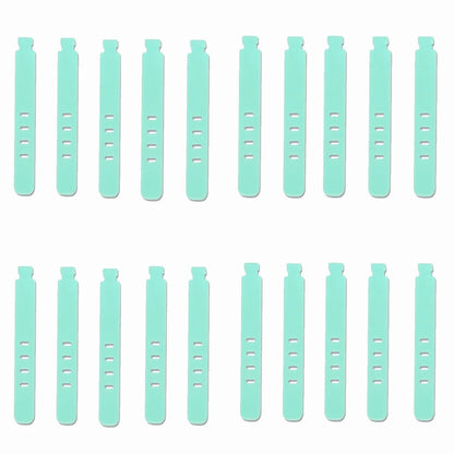 20/12/4PCS Cable Ties Cord Organizer Management Silicone Wire Holder Straps Zip Clips Reusable Tie Wraps Keeperwinder Rubber…