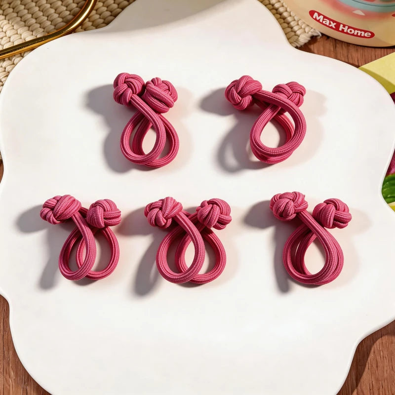 Simplicity Stretch Rubber Hair Ties for Women High Elasticity Fashion Girl Head Rope Scrunchie Hair Accessories - image 18