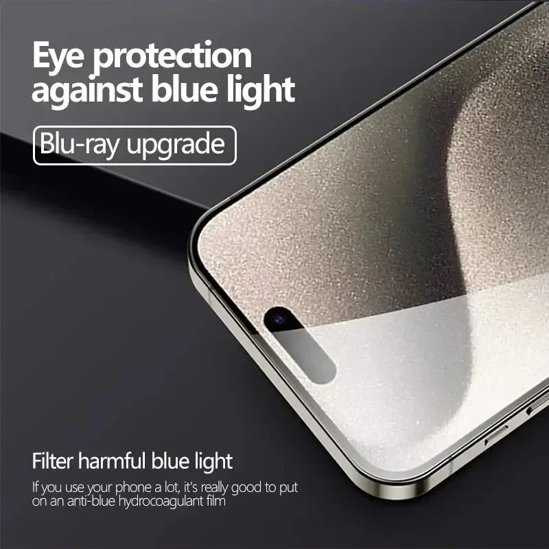 5Pcs Full Cover Hydrogel Film For iPhone 13 12 11 14 15 Pro Max Screen Protector For iPhone 16 PRO XR XS MAX 17 8 Plus Not G…