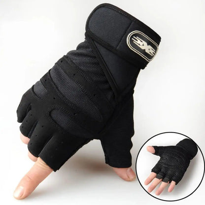 Gym Gloves for Men Women Fitness Weight Lifting Wristband Gloves Body Building Training Sports Exercise Cycling Glove Shockp…