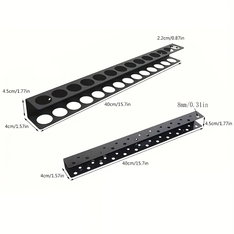 1 Piece Suitable For Garage Wall Mounted Multifunctional Tool Management Metal Screwdriver And Pliers Storage Rack - image 3