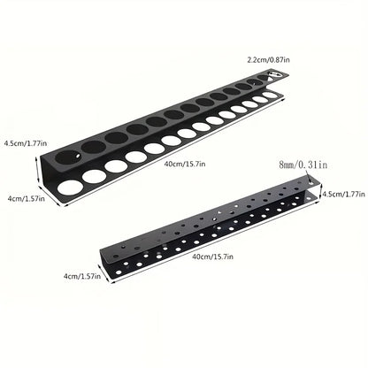1 Piece Suitable For Garage Wall Mounted Multifunctional Tool Management Metal Screwdriver And Pliers Storage Rack - image 3