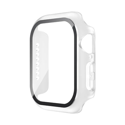 Tempered Glass+Case For Apple Watch 38mm 40mm 41mm 42mm 44mm 45mm 46mm Screen Protector Protective Cover iWatch 10 8 7 9 6 S…