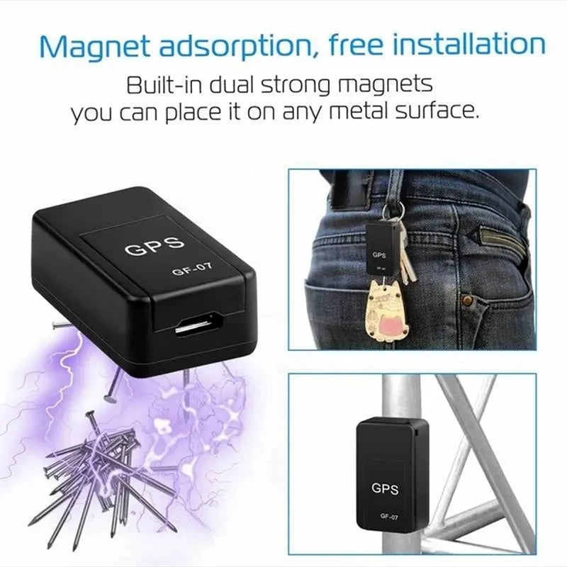 Motorcycle Car Gps Tracker Gf07 Mini Tracking Locator Magnetic Vehicle Tracker Locator for Pets Child Elderly Gps Position A…