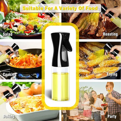 200/300/500ml Oil Spray Bottle BBQ Cooking Olive Oil Sprayer Plastic Baking Oil Spray Empty Bottle Vinegar Bottle Or Oil bru…