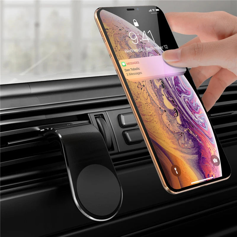 Magnetic Car Phone Holder Air Vent Clip Mount 360 Rotation Mobile Bracket GPS Cell Phone Stand in Car For IPhone Samsung Hua…