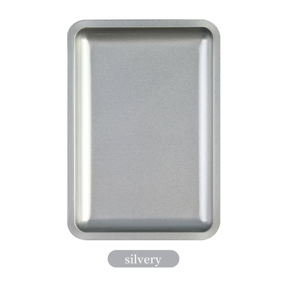 1PC Square Stainless Steel Cosmetic Storage Tray Nail Art Manicure Plate Tweezers Clippers Pens Container False Nails Dish T…