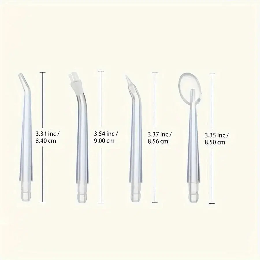8 Pcs/Set Replaceable Oral Dental Nozzles for Oral Irrigator Dental Water Jet Water Pick Mouthwasher Flosser - image 3