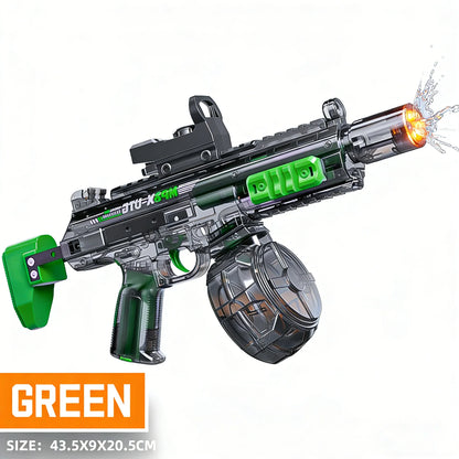 Simulated Firing and Recoil Electric Water Gun Toys Children Automatic Sensor Lights Water Pistol Summer Outdoor Beach Kids…
