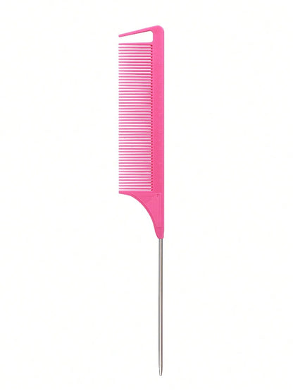 stainless steel pointed tail hair, hair comb hair brush salon hair styling tool hair comb, Special for real hair wigs - imag…