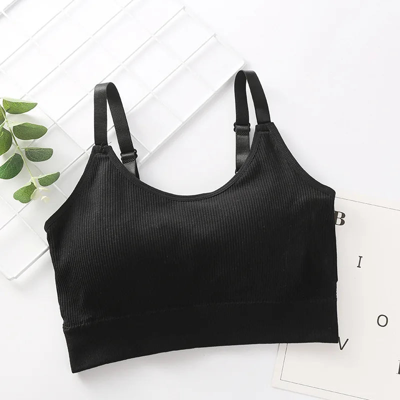 Sexy Underwear Women Gather No Steel Ring Lingerie Bra Tube Top Wrapped Chest Beauty Back Actival Cotton Thin Section Tube T…