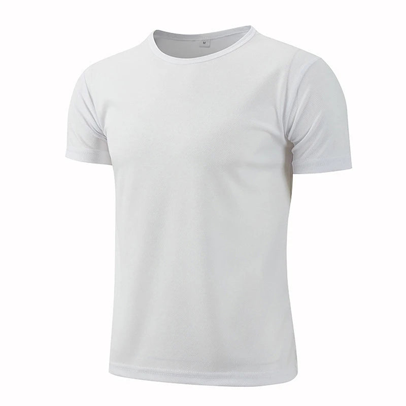Men Women Quick Dry Short Sleeve Sport T Shirt Gym Jerseys Fitness Shirt Trainer Running T-Shirt Teenager Breathable Sportsw…