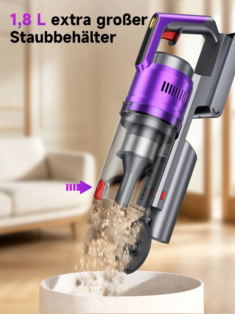 Tdyon Nova Wireless Cordless Vacuum Cleaner 680W High Power 70000PA Strong Suction Stick Vacuum Cleaner, 75 Minutes Long Wor…
