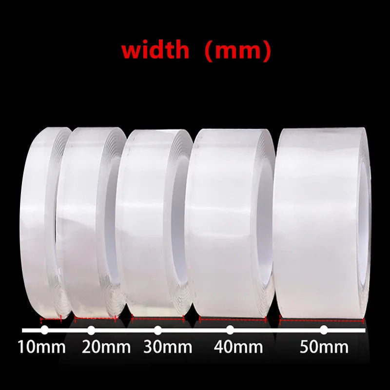 1/3/5m Nano Tape Double-Sided Adhesive Tape Traceless Waterproof Tape For Bathroom Kitchen Sink Tap Gel Sticker - image 3