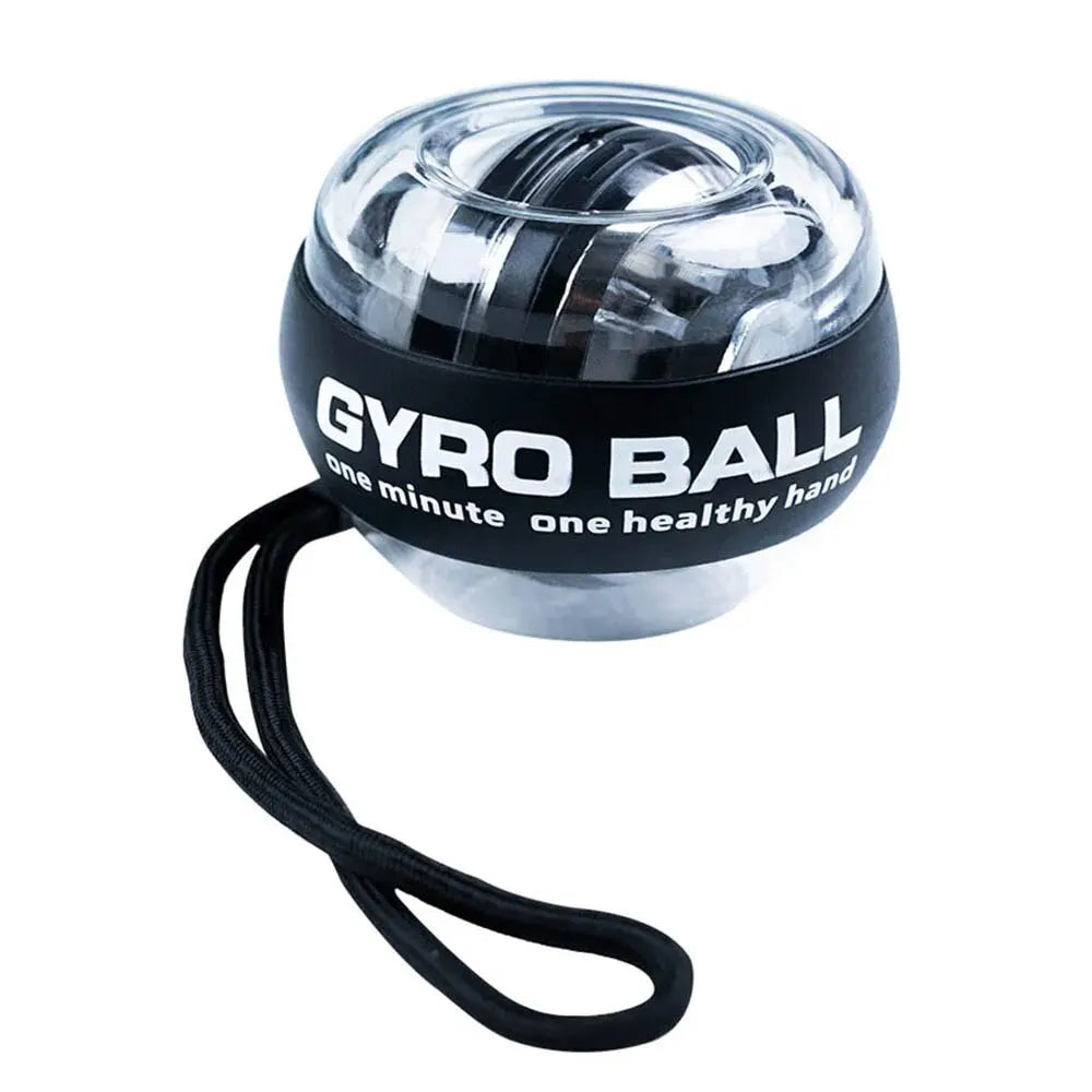 Self-starting Gyro Ball Gyroscopic Power Wrist Ball Forearm Exerciser Arm Hand Muscle Force Trainer Gyroball Home Gym - imag…