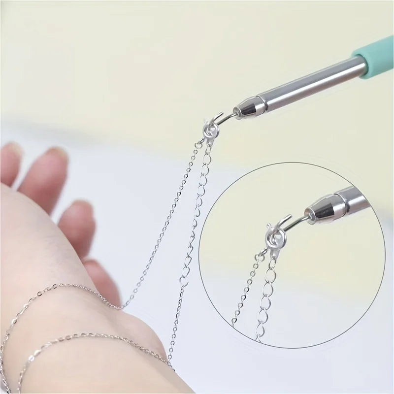Help Wear Bracelet Tool Partner Jewelry Helper Fastening Aid Quickly Unfasten Hooking Equipment Pliers Clasps Ties Zipper Cr…