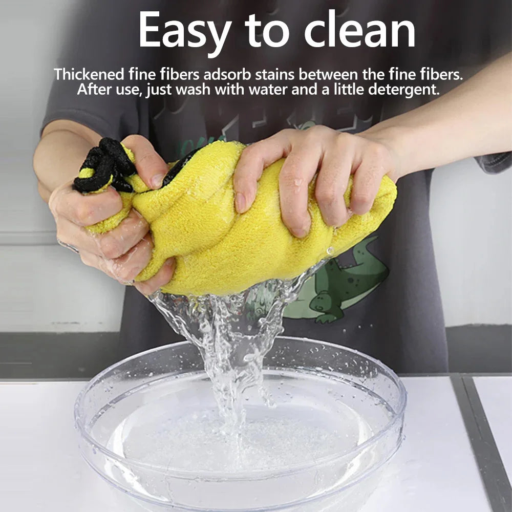 Car Wash Microfiber Towel 30x30/60CM Car Cleaning Drying Cloth Hemming Car Care Cloth Detailing Car Wash Towel - image 5