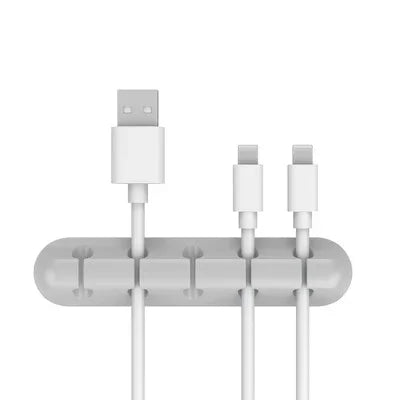 NNBILI Silicone USB Cable Organizer Cable Winder Desktop Tidy Management Clips Cable Holder for Mouse Headphone Wire Organiz…