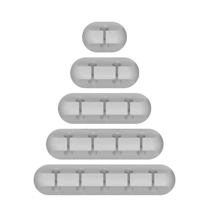 Silicone USB Cable Organizer USB Charging Cable Winder Desktop Tidy Management Clips Cable Holder For Mouse earphone Accesso…
