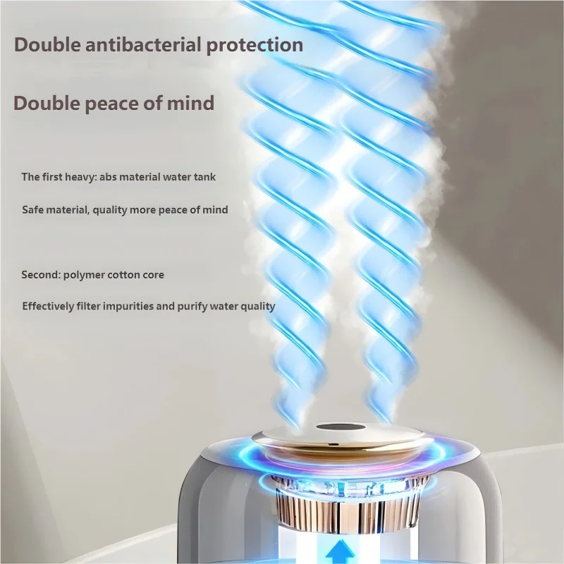HOMEFISH 2025 New Model Air Humidifier for Home Use, Quiet Bedroom Large Spray for Pregnant Women and Babies, Indoor Humidif…